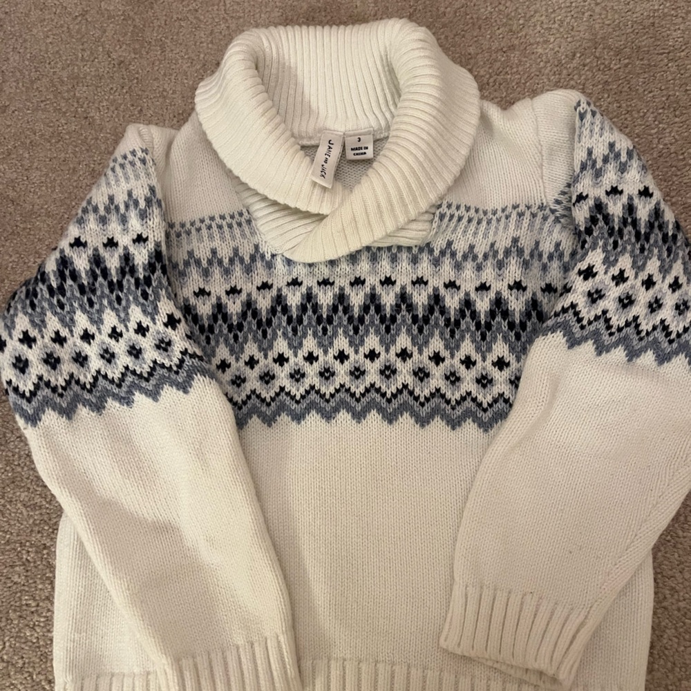 Janie and Jack fair isle sweater